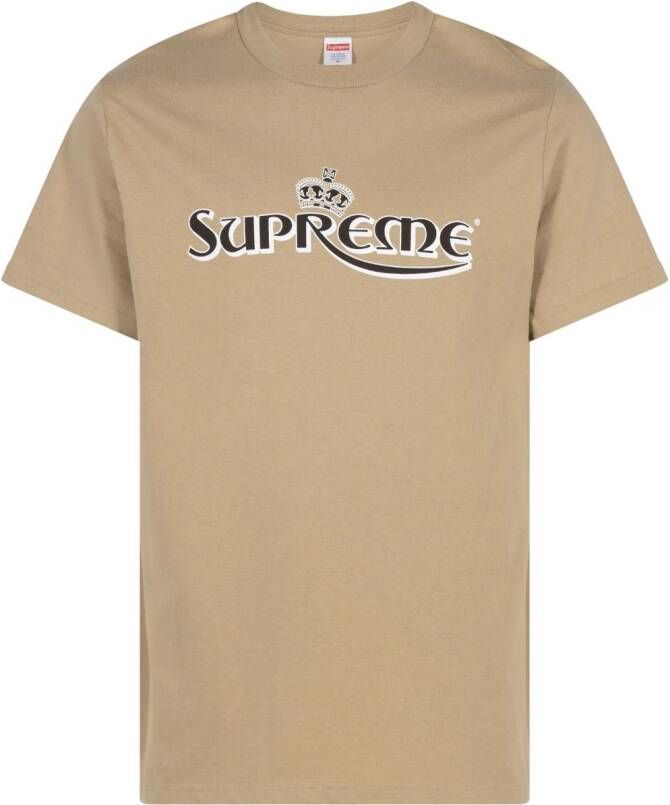 Supreme T-shirt met print Beige