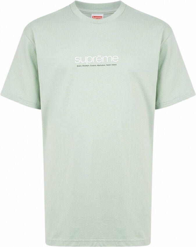 Supreme T-shirt met print Blauw