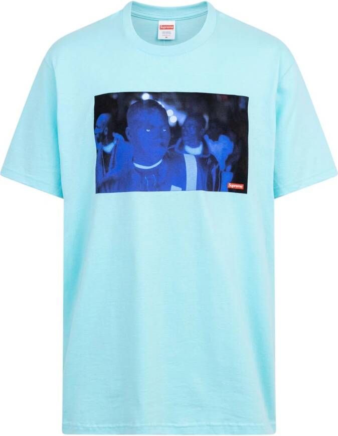 Supreme T-shirt met print Blauw
