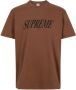 Supreme T-shirt met print Bruin - Thumbnail 1