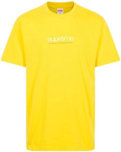 Supreme T-shirt met print Geel