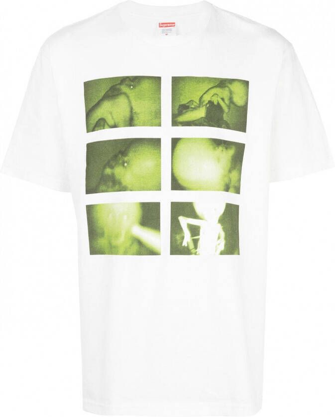 Supreme T-shirt met print Wit