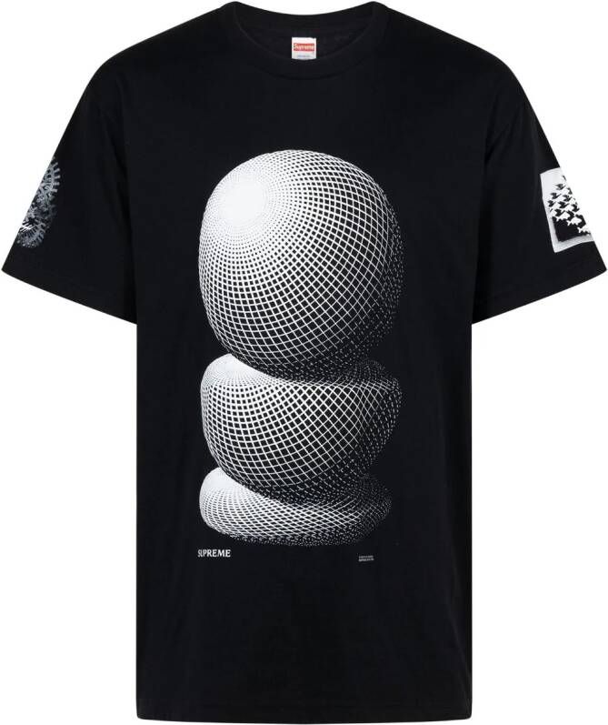 Supreme T-shirt met print Zwart