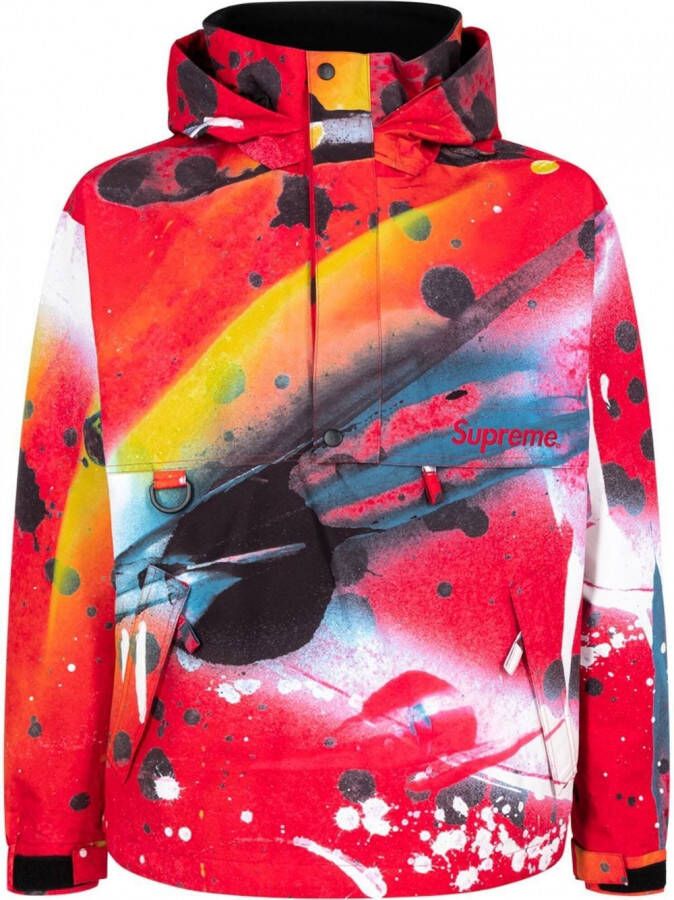 Supreme x Gore-Tex jack met capuchon Rood