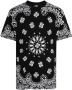 Supreme x Hanes 2-pack T-shirts met bandanaprint Zwart - Thumbnail 1