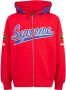 Supreme x Hanson Leathers hoodie met rits Rood - Thumbnail 1