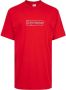 Supreme x KAWS T-shirt met logo Rood - Thumbnail 1