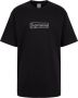 Supreme x KAWS T-shirt met logo Zwart - Thumbnail 1