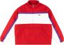 Supreme x Lacoste pullover met halve rits Rood - Thumbnail 1