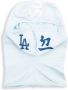 Supreme x MLB Kanji Teams "Los Angeles Dodgers Pale Blue" lightweight balaclava Blauw - Thumbnail 1