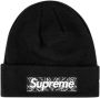 Supreme x New Era muts met logo Zwart - Thumbnail 1