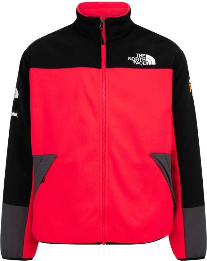 Supreme x The North Face fleece jack Rood