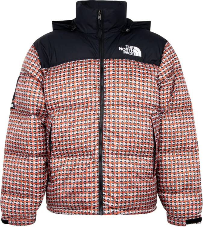 Supreme x The North Face jack met studs Rood