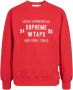 Supreme x WTAPS sweater met ronde hals Rood - Thumbnail 1
