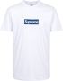 Supreme x Yankees T-shirt met logo Wit - Thumbnail 1
