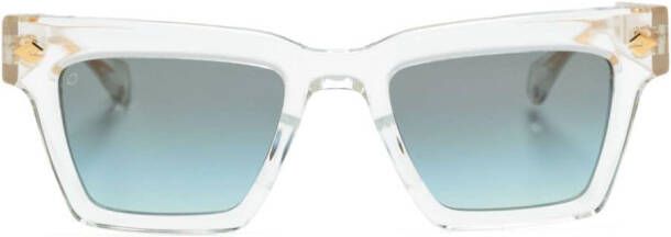 T Henri Eyewear Zonnebril met vierkant montuur Beige