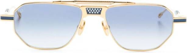 T Henri Eyewear Zonnebril met vierkant montuur Goud