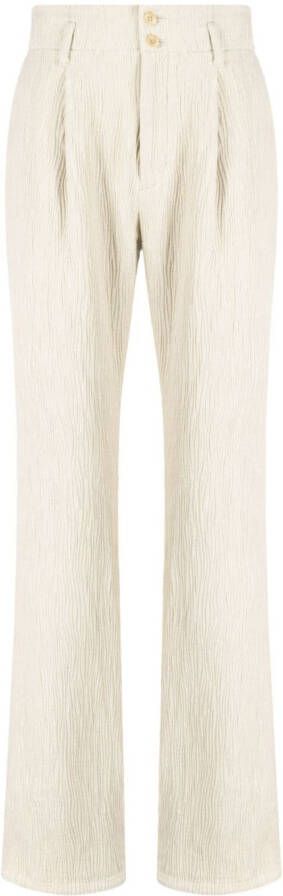 Taakk Straight broek Beige