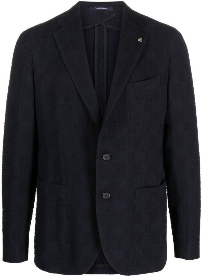 Tagliatore Blazer met enkele rij knopen Blauw