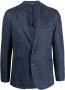 Tagliatore Blazer met enkele rij knopen Blauw - Thumbnail 1