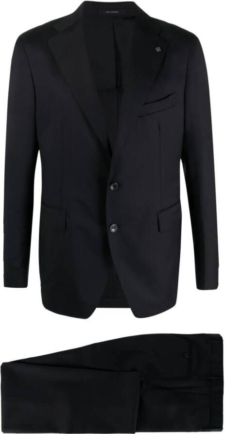 Tagliatore Blazer met enkele rij knopen Blauw