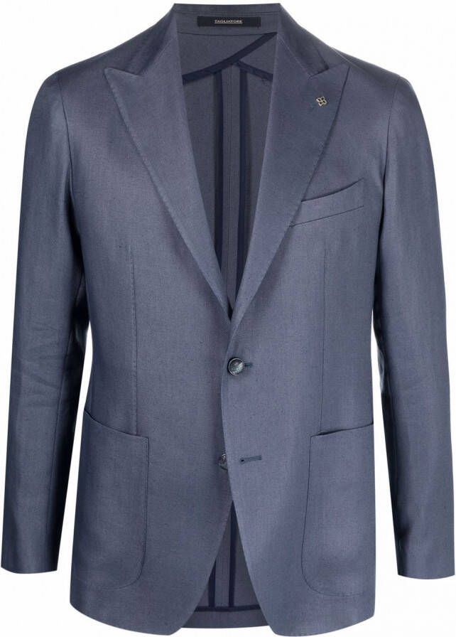 Tagliatore Blazer met enkele rij knopen Blauw