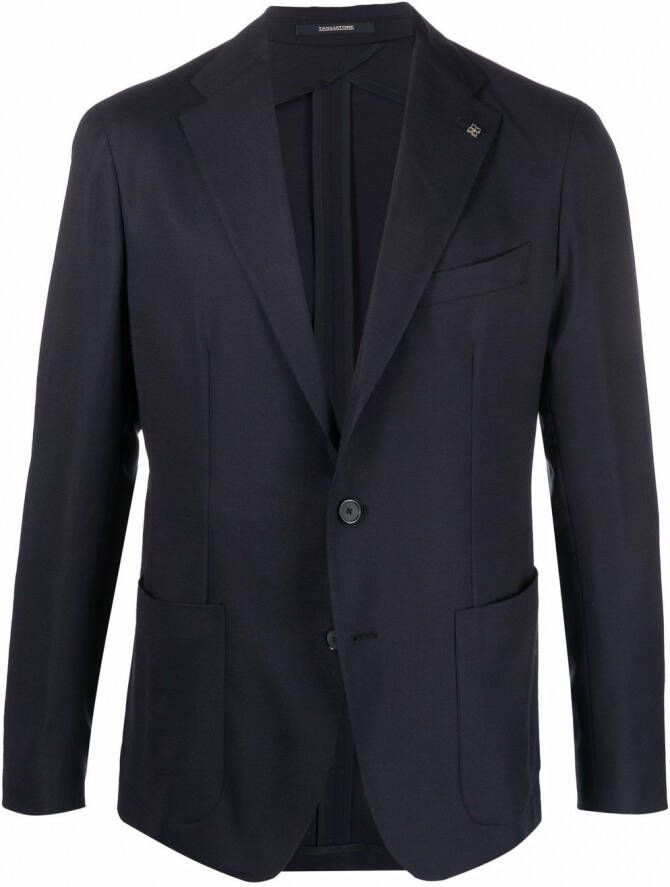 Tagliatore Blazer met enkele rij knopen Blauw