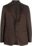 Tagliatore Blazer met enkele rij knopen Bruin - Thumbnail 1
