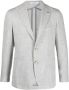 Tagliatore Blazer met enkele rij knopen Grijs - Thumbnail 1