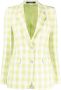 Tagliatore Blazer met enkele rij knopen Groen - Thumbnail 1