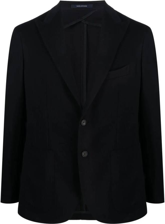 Tagliatore Blazer van scheerwol Blauw