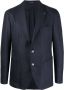 Tagliatore Blazer van scheerwol Blauw - Thumbnail 1