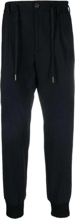 Tagliatore Broek met trekkoordtaille Zwart
