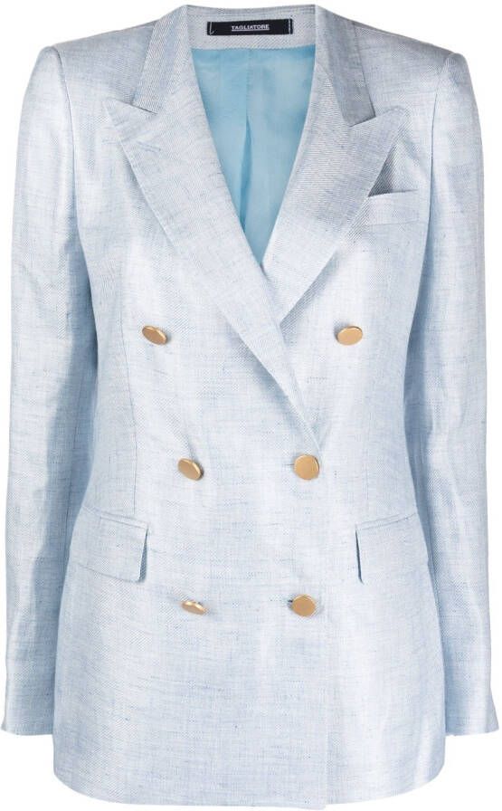 Tagliatore Blazer met dubbele rij knopen Blauw