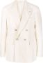 Tagliatore Linnen blazer Beige - Thumbnail 1