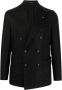 Tagliatore Linnen blazer Zwart - Thumbnail 1