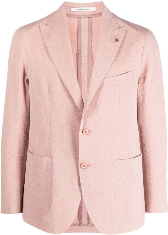 Tagliatore Fluwelen blazer Roze