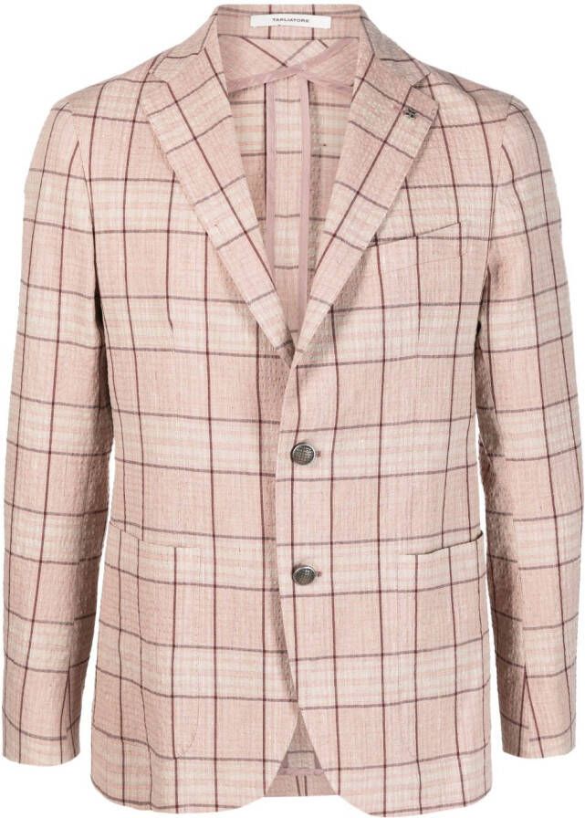 Tagliatore Blazer met enkele rij knopen Roze