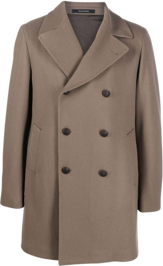 Tagliatore Jas met dubbele rij knopen Bruin