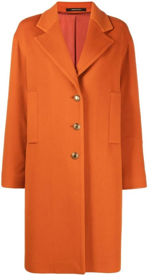 Tagliatore Jas met enkele rij knopen Oranje
