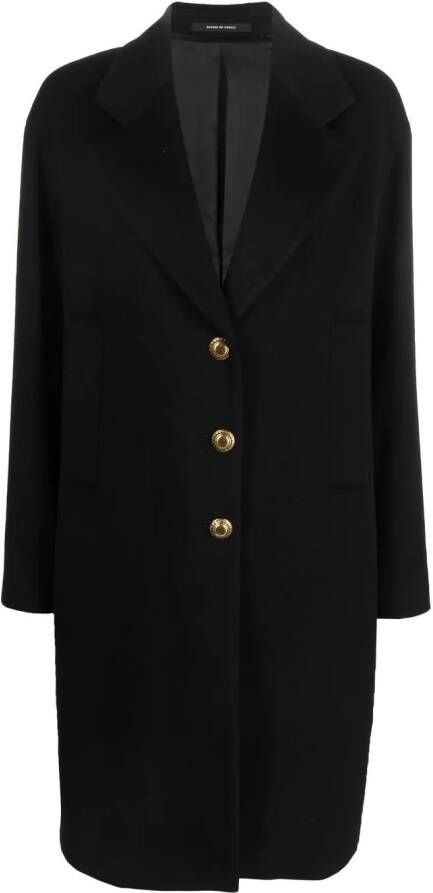 Tagliatore Jas met enkele rij knopen Zwart