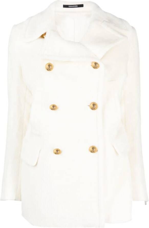 Tagliatore Blazer met dubbele rij knopen Wit