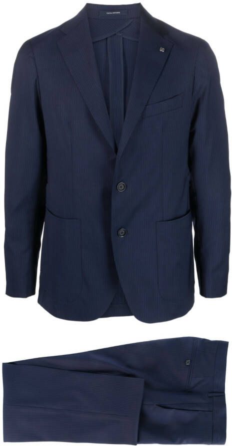 Tagliatore Pak met enkele rij knopen Blauw