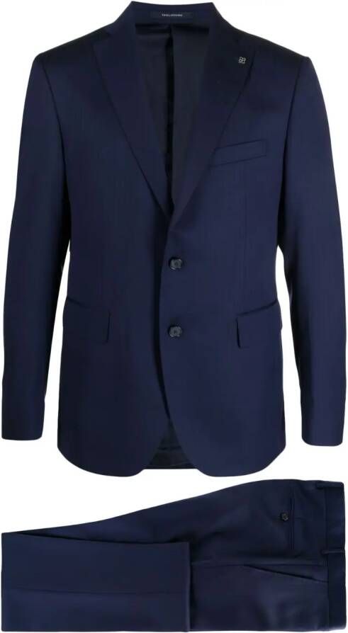 Tagliatore Pak met enkele rij knopen Blauw