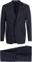 Tagliatore Pak met enkele rij knopen Blauw - Thumbnail 1