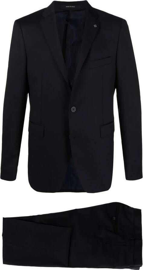 Tagliatore Pak met enkele rij knopen Blauw