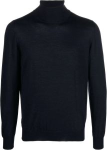 Tagliatore ribbed-knit long-sleeved sweatshirt Blauw