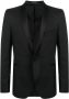 Tagliatore Blazer met enkele rij knopen Zwart - Thumbnail 1