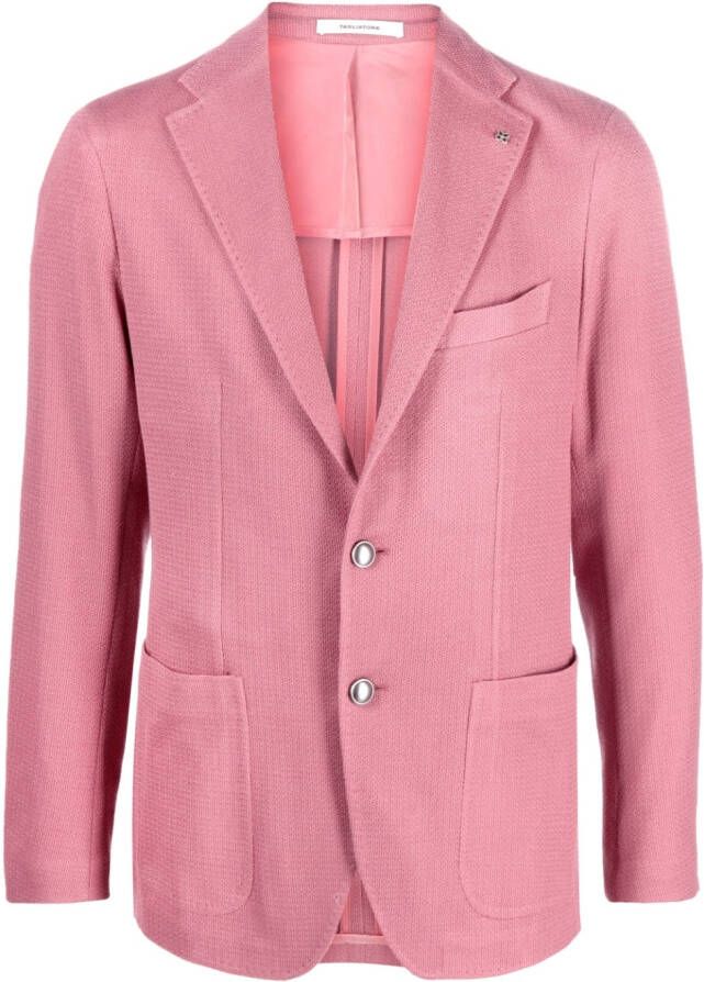 Tagliatore Blazer met enkele rij knopen Roze