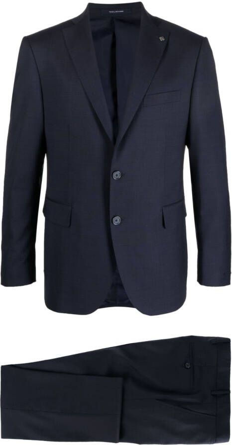Tagliatore Pak met enkele rij knopen Blauw